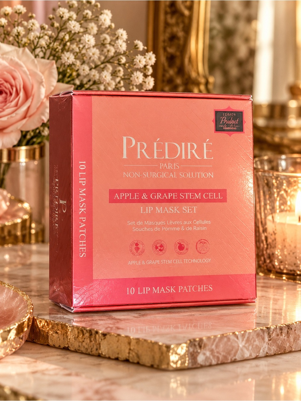 Prédiré Paris • Apple & Grape Stem Cell Lip Mask Set • 10 Count